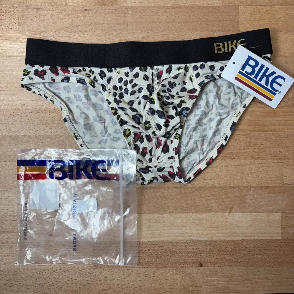 Bike Active Brief Men's Medium Animal Print Underwear New